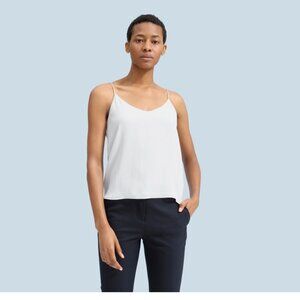 Everlane Clean Silk Cami - Off White Size 4